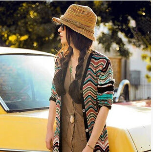 Small pepper grass color beach hat