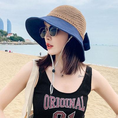 Woven hollow fisherman sunhat - Shop4less